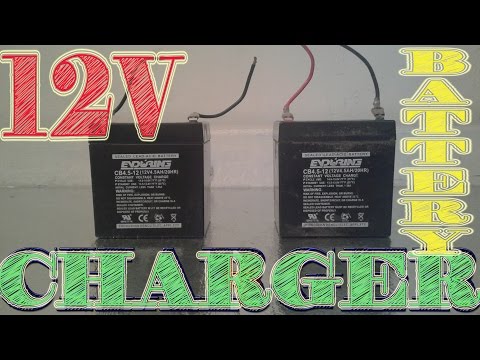 Incredible how to make 12v lead acid battery charger!