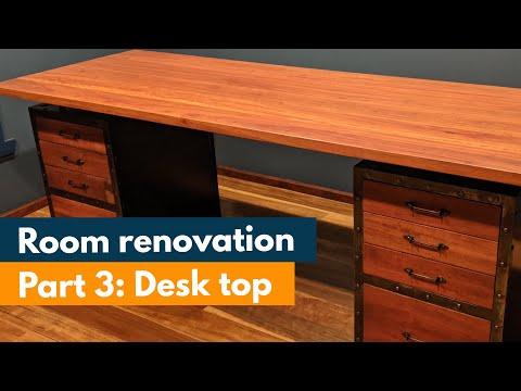 Industrial desk top - Room renovation part 3