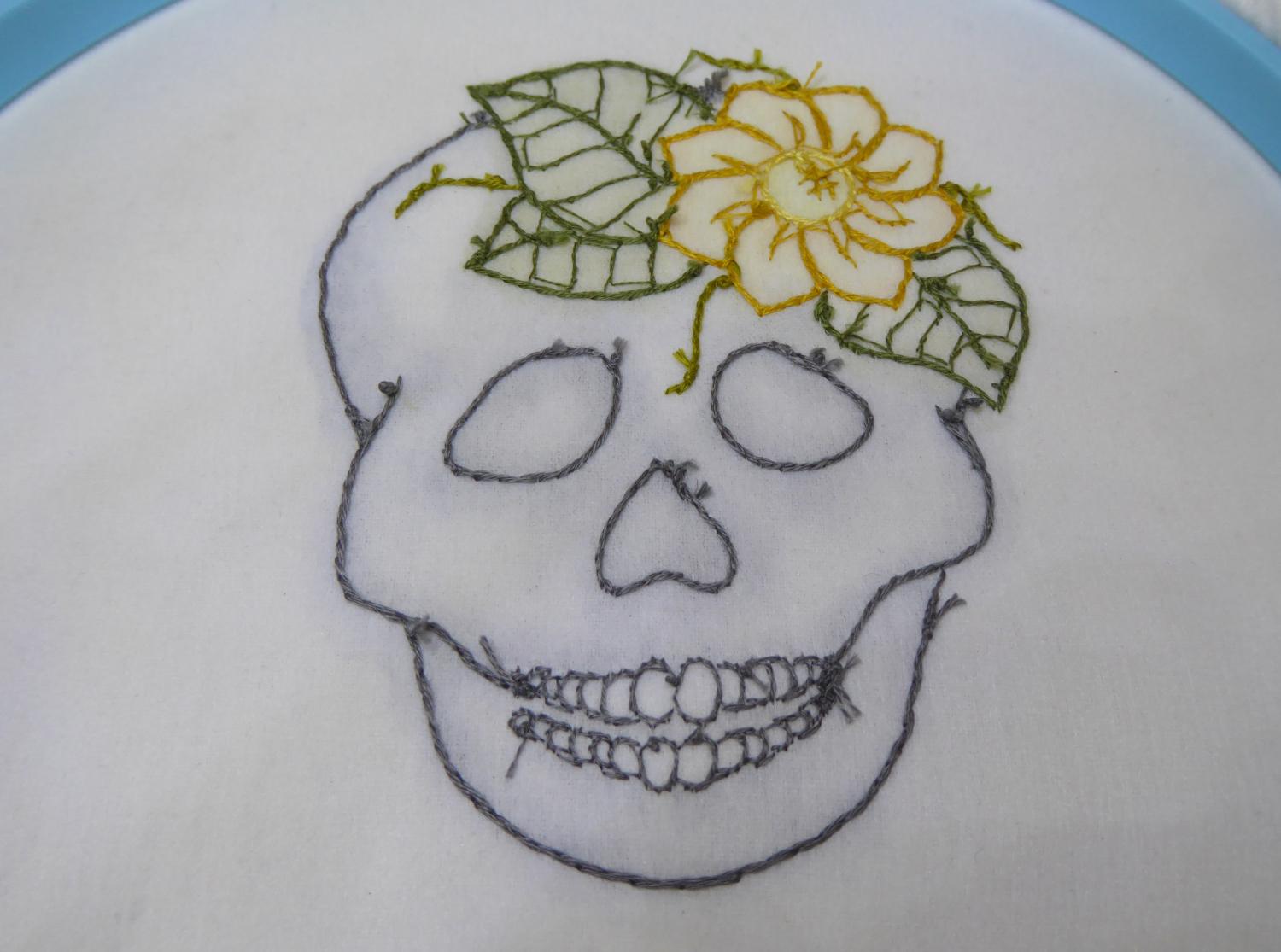 Inktense skull stitchery 16.JPG