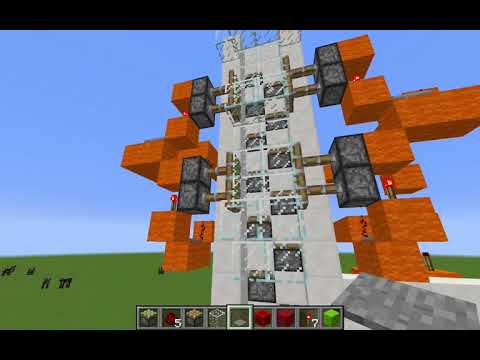 Insane minecraft elevator