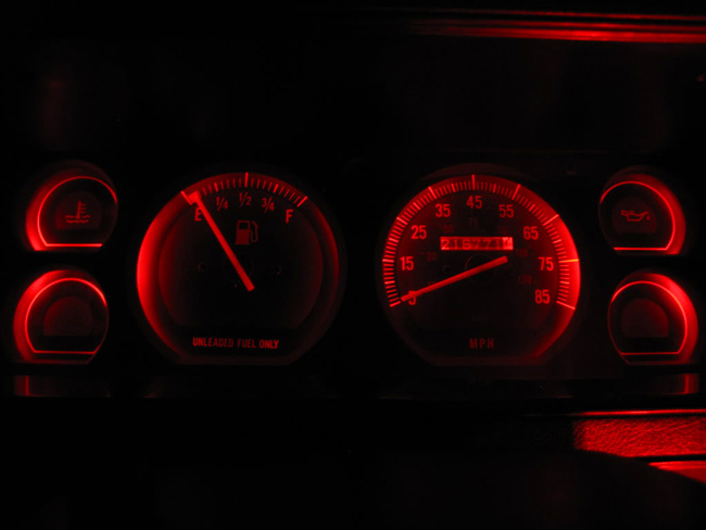 Install LED strip under Center console and gauge cluster lights (1).jpg