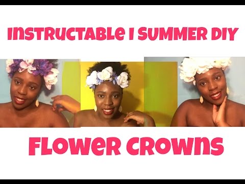 Instructable: Summer DIY I Flower Crowns