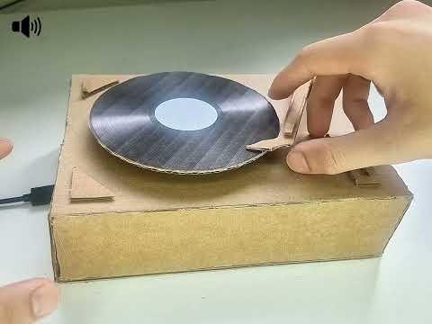 Instructables - Testing the Cardboard Record Player