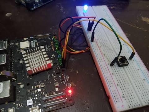 Interfacing Push Button with VisionFive || Debouncing button with VisionFive #starfive #riscv