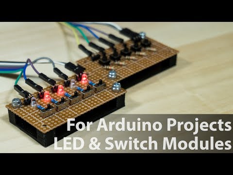 Intro || LED and Switch Modules for Prototyping Arduino Projects