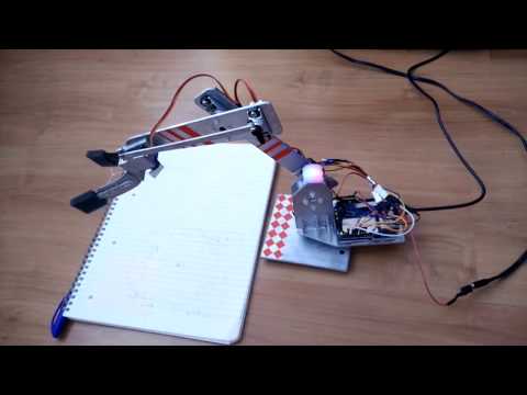 Inverse kinematics on my Arduino robot using Matlab