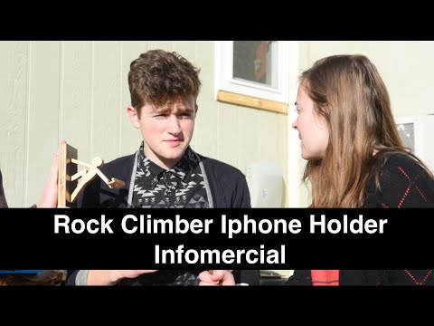 Iphone Rock Climber Holder Infomercial - A Satire on Commerials