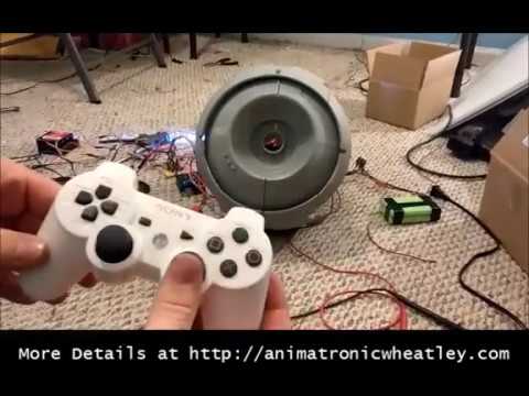 It's Alive! Animatronic Wheatley v2.0 Motion Test