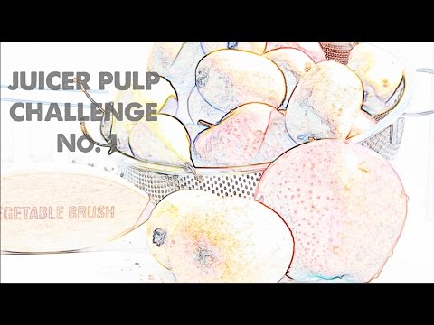 JUICER PULP CHALLENGE (APPLE PEAR KIWI)