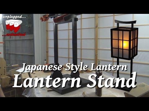 Japanese Lantern - Making the Stand