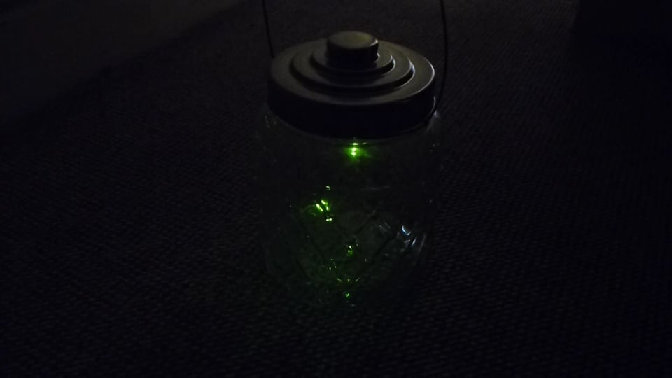 Jar of (LED) Fireflies