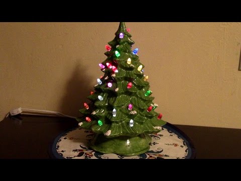 Jazzing up a Ceramic Christmas Tree