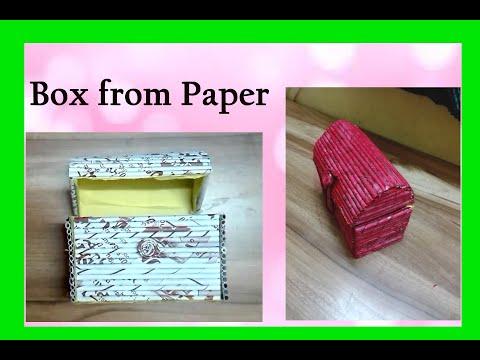 Jewellery/Storage Box from Paper #homemakerscorner