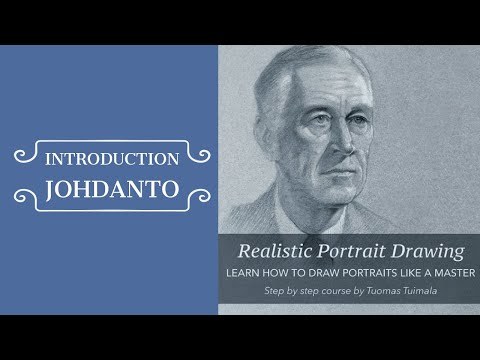 Johdanto / Introduction to Realistic Portrait Drawing Course