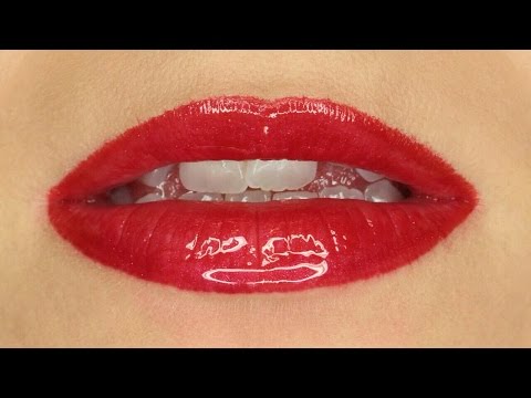 Juicy Red Apple | Glossy Lip Art