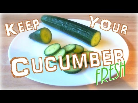 Keep Your Cucumber FRESH *using a toothpick*