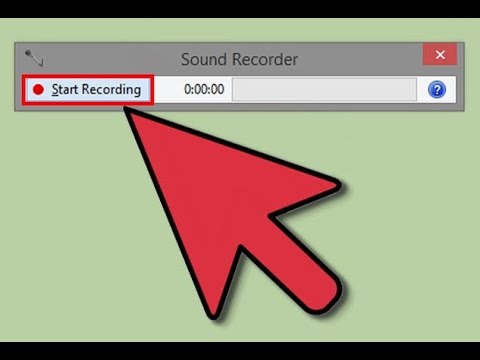 Keyboard Shortcut for Sound Recorder!!