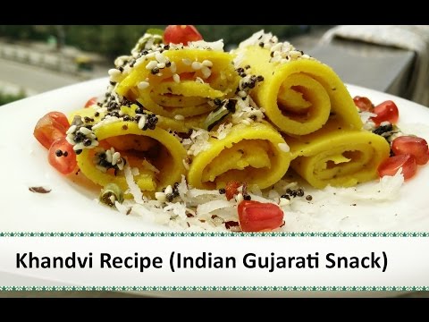 Khandvi Recipe | Indian Snack | gujarati snack recipe by Healthy Kadai