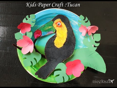 Kids Paper Craft Tucan: Fun craft for kids