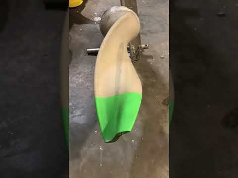 Kinetic Hydro Turbine 3D printed shell hydro stone reinforced