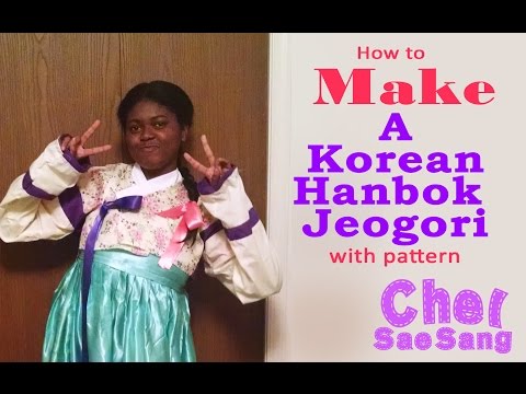 Korean hanbok joegori sewing tutorial