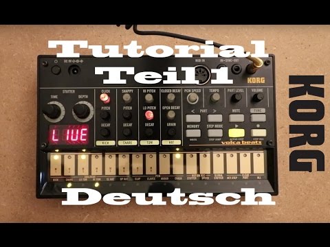 Korg Volca Beats Tutorial Deutsch | Analoger Synthesizer | Teil 1