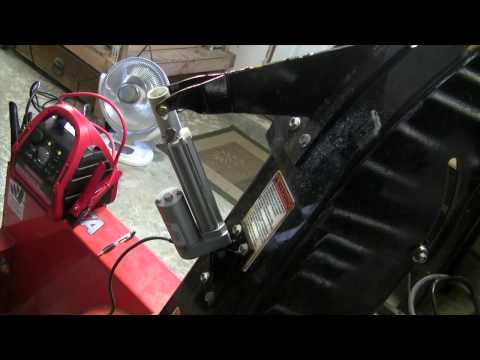 Kubota BX snow blower electric chute repair