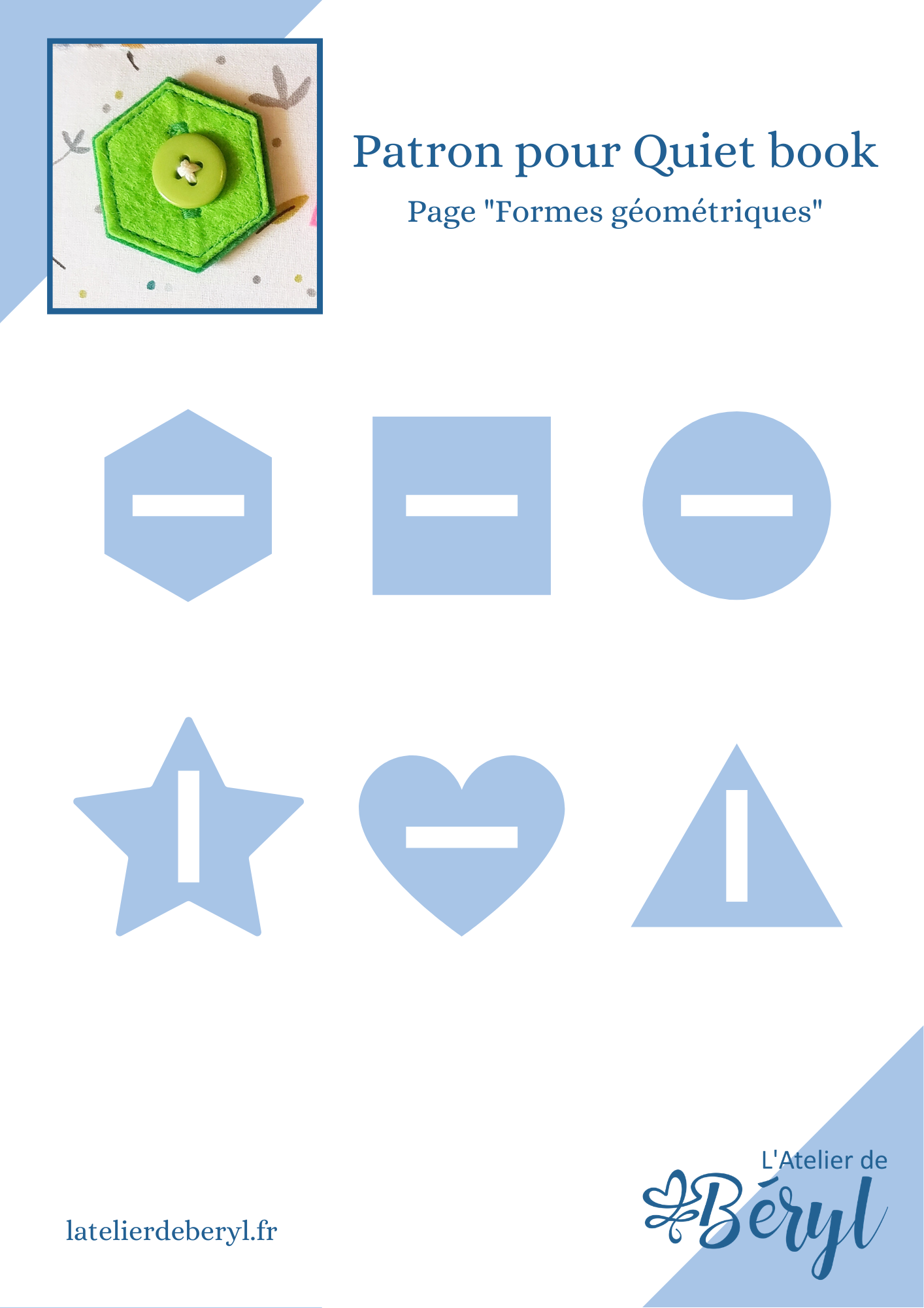 L'Atelier de B&eacute;ryl - Tutoriels Quiet Book - Patrons - Page Formes G&eacute;om&eacute;triques.png