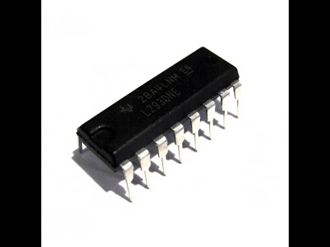 L293D/NE Motor Driver Pin Funtion