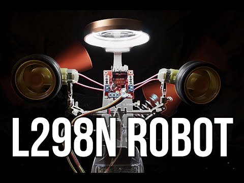 L298N Robot! Learn how to drive DC motors with L298N and Arduino