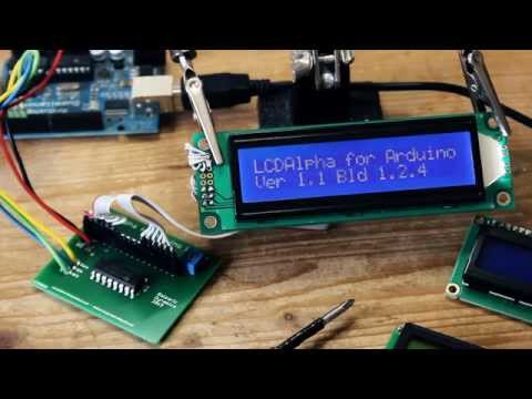 LCDAlpha Arduino Kit Exampless