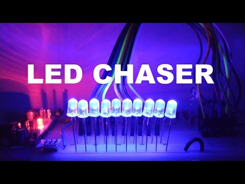 LED CHASER with only 4017