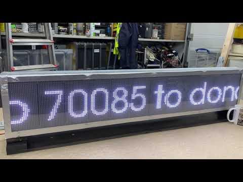 LED Pixel Sign Test