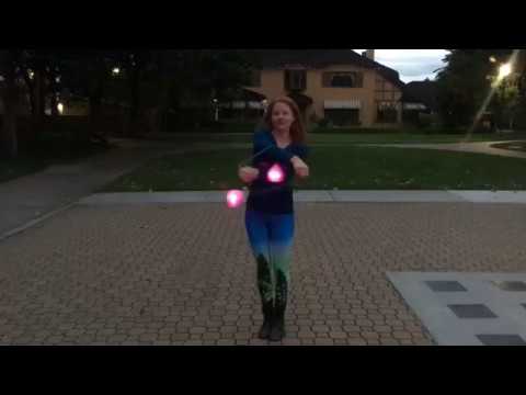 LED Poi Handles Demo