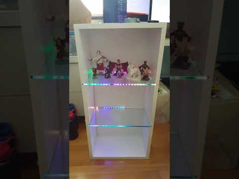 LED Shelf Build - Juggle pattern demo