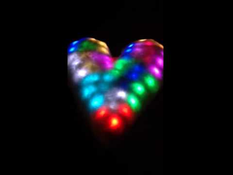 LED Snow Heart (multi color mode)