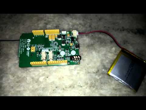 LED controlled via SMS using MediaTek Linkit One