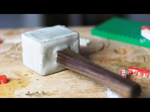 LEGO, Concrete &amp;amp; Epoxy Mallet - HowTo