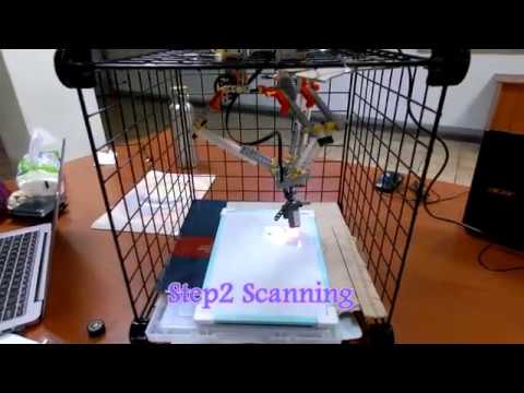 LEGO Delta Robot scanning &amp;amp; drawing