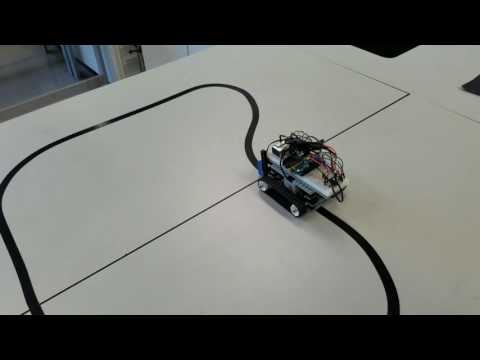 LEGO MIndstorms RCX hacked with Arduino - Line following robot