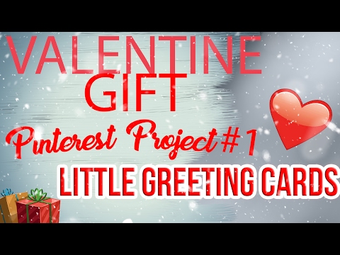 LITTLE GREETING CARD Valentine's day special #valentine #pinterestproject