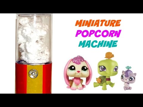 LPS Accessories DIY - How to Make a Doll/LPS Popcorn Machine