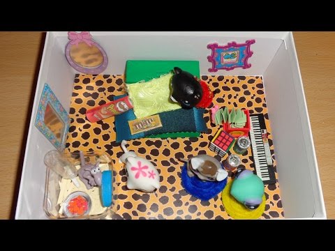 LPS Shoebox Bedroom - How to Make DIY Littlest Pet Shop LPS Crafts &amp;amp; Doll Stuff