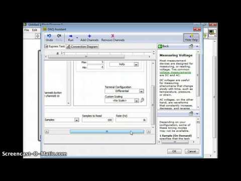 LabVIEW Demo 2 Voltage Input and Output