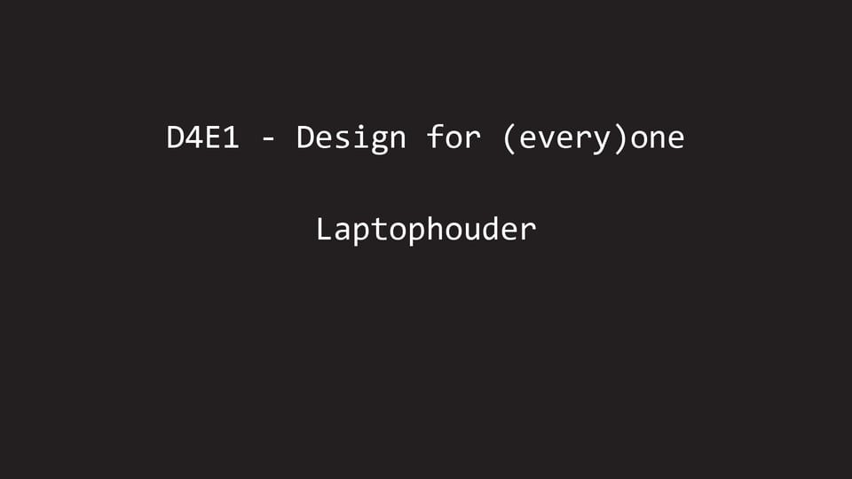 Laptophouder