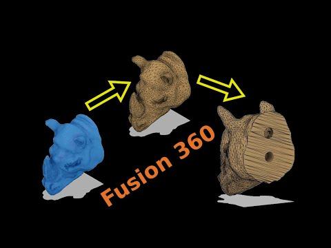 Large STL file editing using FUSION360 - Part 1 Solid workspace