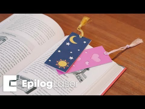 Laser Cutting Layered Paper Bookmarks