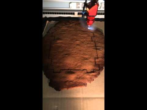 Laser Cutting a Gingerbread House