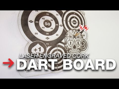 Laser Engraved Dartboard | Cork Dart Board | Speedy 400