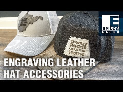 Laser Engraving Leather Hat Accessories